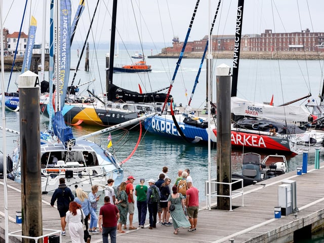 The Ocean Race's Fan Day at Ocean Live Park, Gunwharf Quays. Picture: Chris Moorhouse (160825-01)