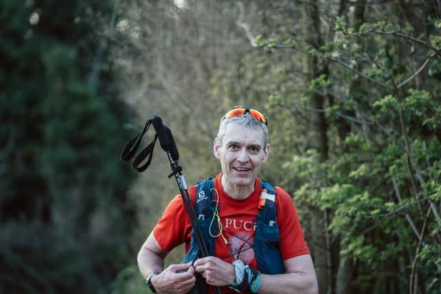 Antony Rose, from Lovedean, has Parkinson's disease. He is aiming to complete four 50 mile running races in 2023 to fundraise for Cure Parkinson's.
Antony in training for the '50 mile slam'