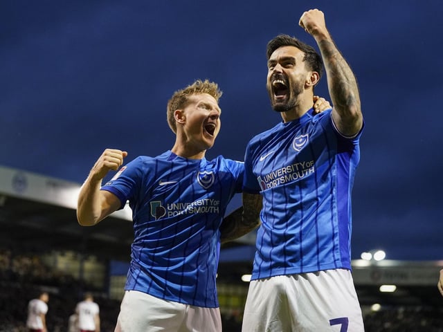 Matt Ritchie and Marlon Pack celebrates' Josh Murphy's gaol in the 3-0 win.
