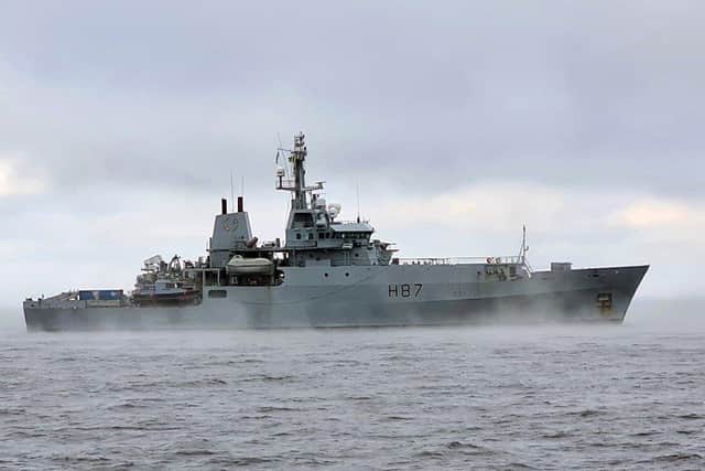 The government has addressed why plans for a new Royal Navy survey ship were cancelled. Picture: HMS Echo, which was retired in 2022.
