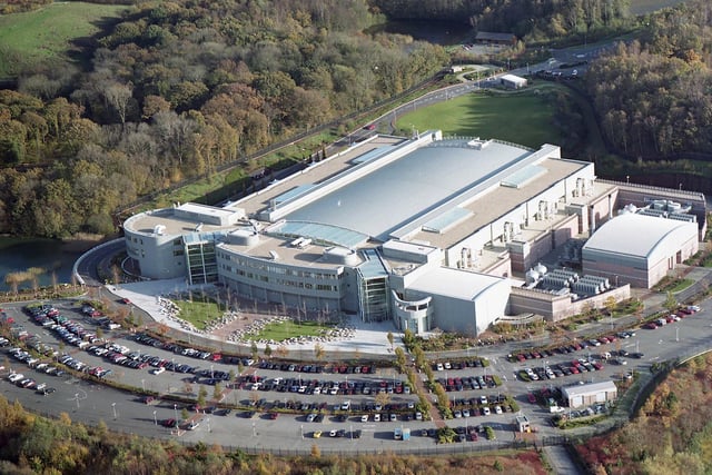 Aerial of the CAA building (NATS) Swanwick in 1998.

