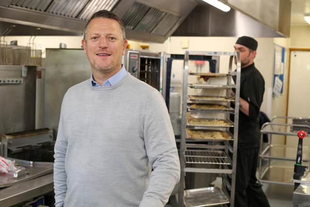 Solent NHS catering boss Iain Robertson