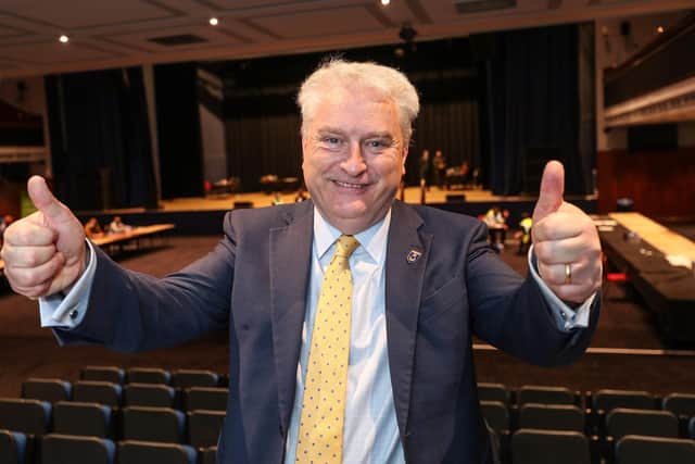 Councillor Gerald Vernon-Jackson at the election count on May 8.

Picture: Stuart Martin (220421-7042)