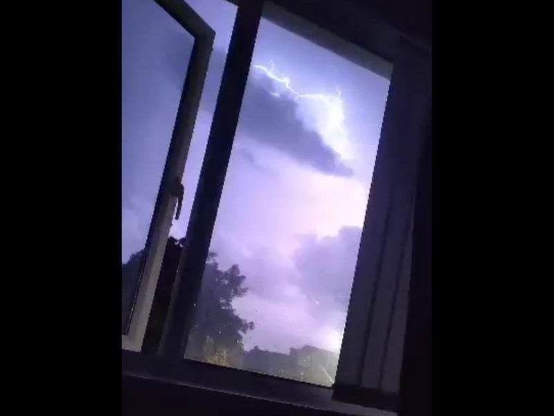 Andrew Colenutt captured this image out of his window
