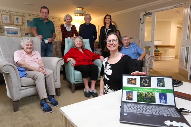 Storyteller Joanna Gilar did a special presentation on folklore and fairytales at Chichester Grange
