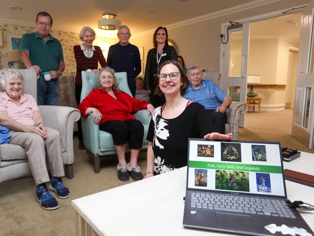 Storyteller Joanna Gilar did a special presentation on folklore and fairytales at Chichester Grange