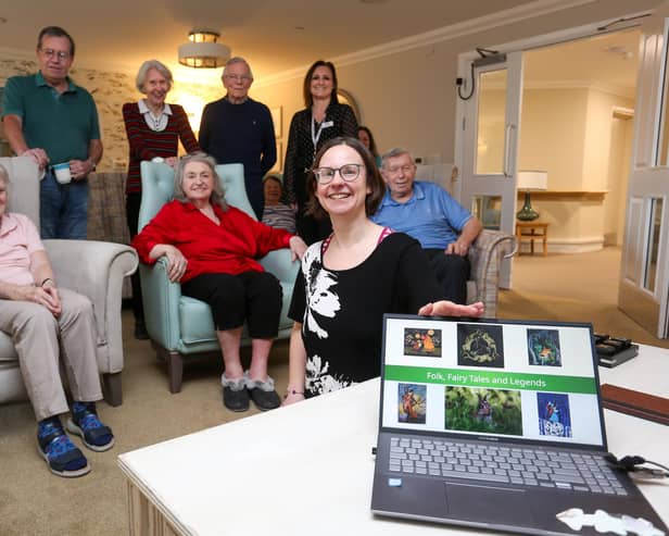 Storyteller Joanna Gilar did a special presentation on folklore and fairytales at Chichester Grange