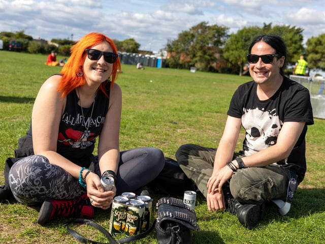 Gemma Sharpe & Matt Phillips enjoying the live music
Photos by Alex Shute