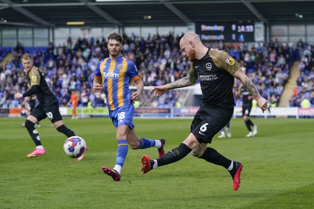 Gaffer For a Day Joseph Parkinson named Connor Ogilvie as his man of the match against Shrewsbury. Picture: Jason Brown/ProSportsImages