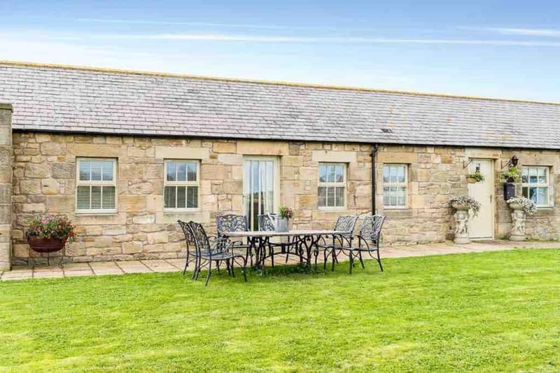 This 7-bed waterside bungalow is on offer to rent for £1,250 per night. The holiday let boasts fantastic views of Alnmouth village and the magnificent Northumberland coastline.