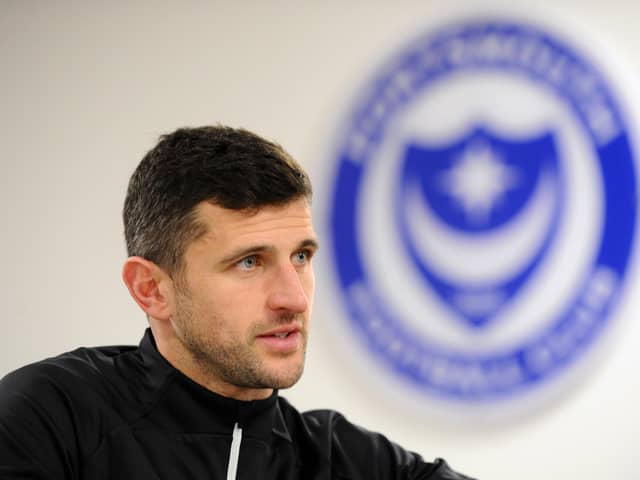 Pompey boss John Mousinho has attracted criticism from some fans over his comments this week at at BBC Radion Solent fans' forum. Pic: Sarah Standing