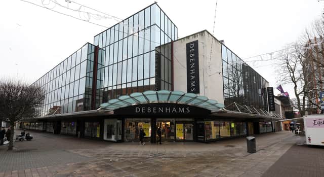 Debenhams in Commercial Road, Portsmouth
Picture: Chris Moorhouse (161220-36)