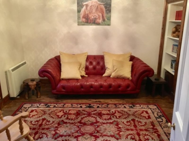 Unwind in the relaxing living area.