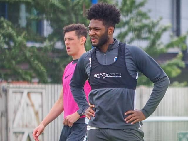Pompey striker Ellis Harrison.  Picture: Habibur Rahman