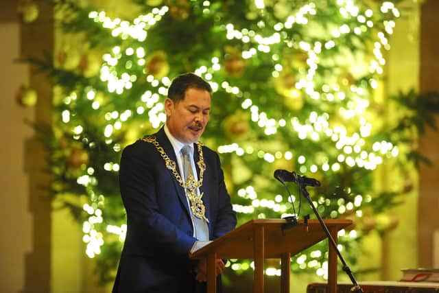 Lord Mayor of Portsmouth Rob Wood will provide letters and certificates to all those nominated for a coronavirus civic award.
Picture: Sarah Standing (211220-9786)