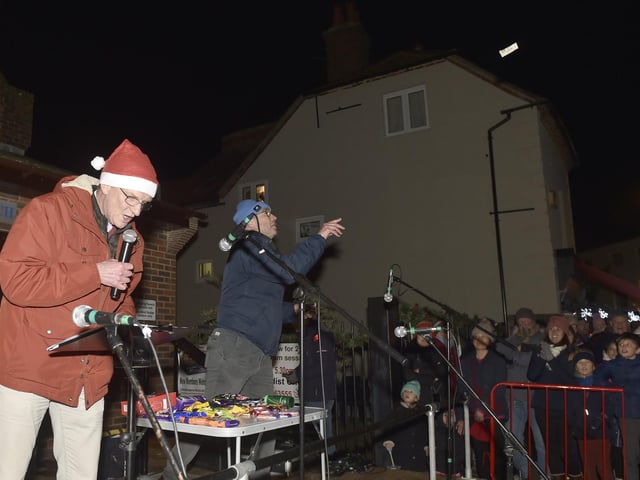 Emsworth Christmas lights were switched on in St Peter's Square on Friday, December 1, 2023.
Picture: Sarah Standing