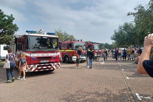  Fire engines at Port Solent's 2021 999 Day.