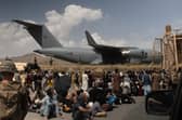 Armed Forces personnel who took part in the evacuation of more than 15,000 people from Afghanistan in August 2021 are set to receive a new Operation Pitting medal recognising their efforts. Pic LPhot Ben Shread/MoD/Crown Copyright/PA Wire