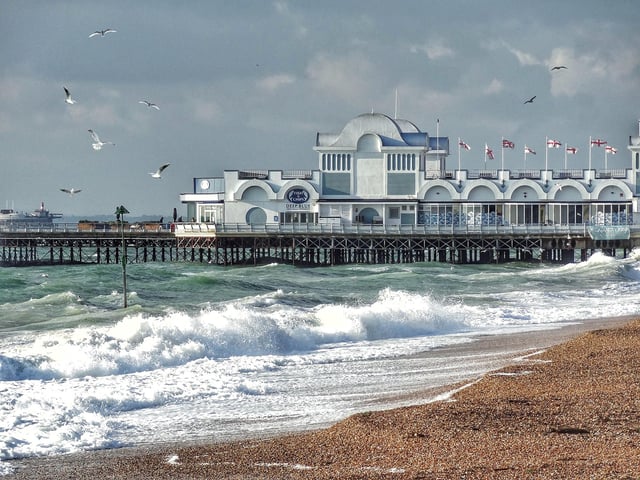 Dating back to the 1870s, South Parade Pier is beloved part of the seafront scenery in Southsea. Visitors can enjoy children's fairground rides, arcade machines, a number of eateries, and the beach. Picture: Trev Harman