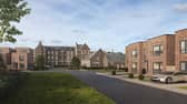 CGI of how the St James' Hospital site will look under plans by developer PJ Livesey