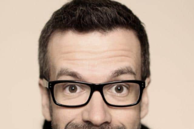Marcus Brigstocke, as seen on Have I Got News For You and Mock the Week