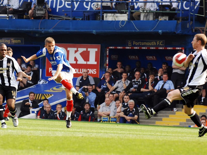 Came through Pompey's ranks to make his debut as a 16-year-old in January 2000 against Barnsley. Went on to feature in the 2002-03 First Division title-winning side before truly establishing himself as Blues captain in the Premier League, also winning The News/Sports Mail's Player of the Season. Picture: Steve Reid