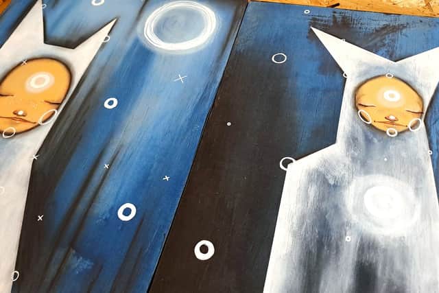 Portsmouth artist Midge, aka Lou Short, has an exhibition Out There Somewhere Still at The Corner Collective in Albert Road, Southsea, from November 4-12
