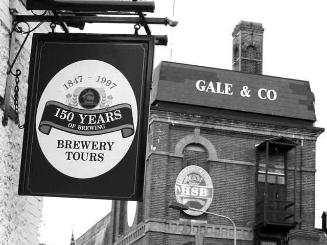The familiar view of Gales Brewery in Horndean 8th November 2005. Picture: Steve Reid 055176-37