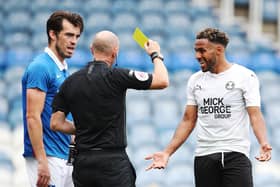 John Marquis and Nathan Thompson both got booked during Saturday's pre-season friendly at Fratton Park.