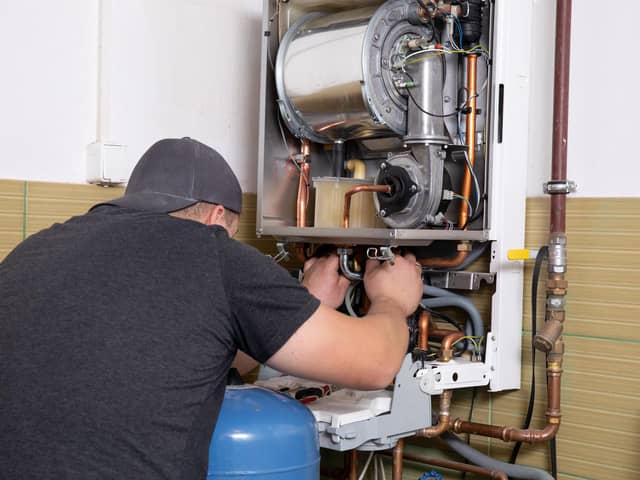 A gas fitter  Picture posed by model/Adobe