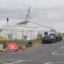 Coronavirus testing centre at Tipner, Portsmouth on July 16. Picture: Habibur Rahman
