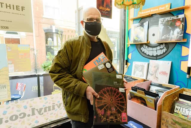 Christopher Brow with his selection. Picture: Keith Woodland (230421-29)