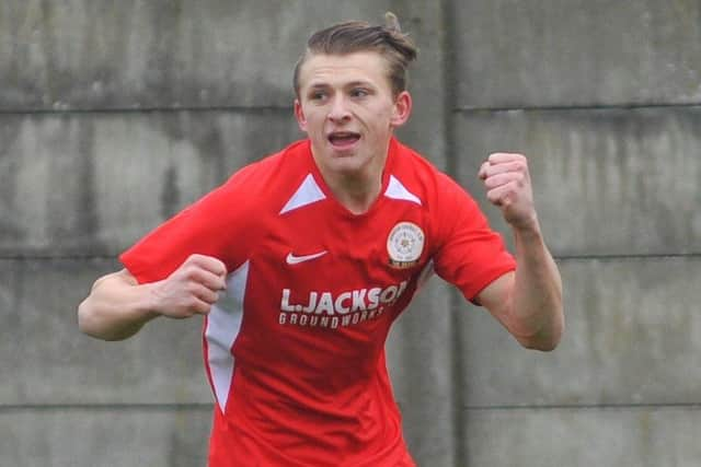 Zak Willett has reached 50 goals for Horndean in only 57 league and cup appearances. Picture: Martyn White