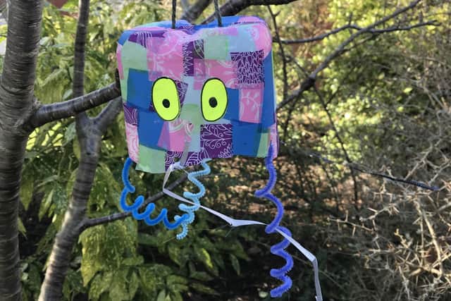 A jellyfish in a tree for the first Alverstoke Art Trail, February 2021. Picture by Zella Compton