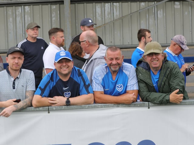 Pompey make their annual pre-season trip to the Hawks    Picture: Dave Haines.