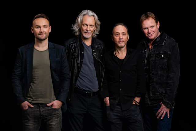 Wet Wet Wet, from left: Kevin Simm, Graeme Clark, Neil Mitchell and Tommy Cunningham. Picture by Dougie Souness
