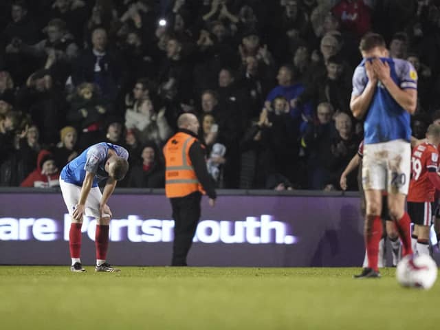 Charlton registered their seventh straight Fratton Park victory with a 3-1 success on New Year's Day, costing Danny Cowley his job. Picture: Jason Brown/ProSportsImages