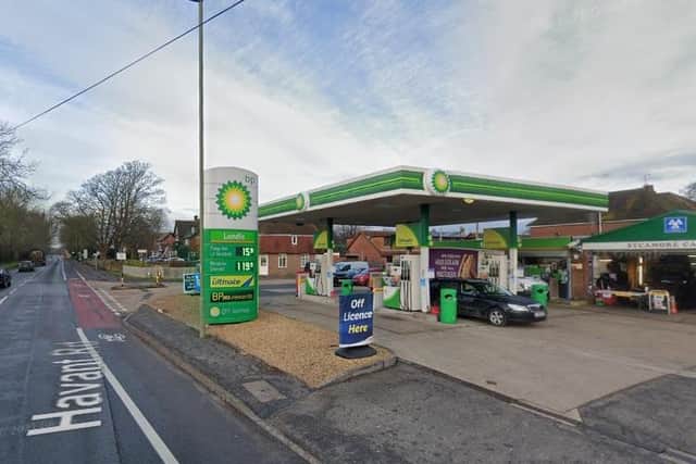 The BP in Havant Road, Emsworth has ran out of petrol. Picture: Google Maps