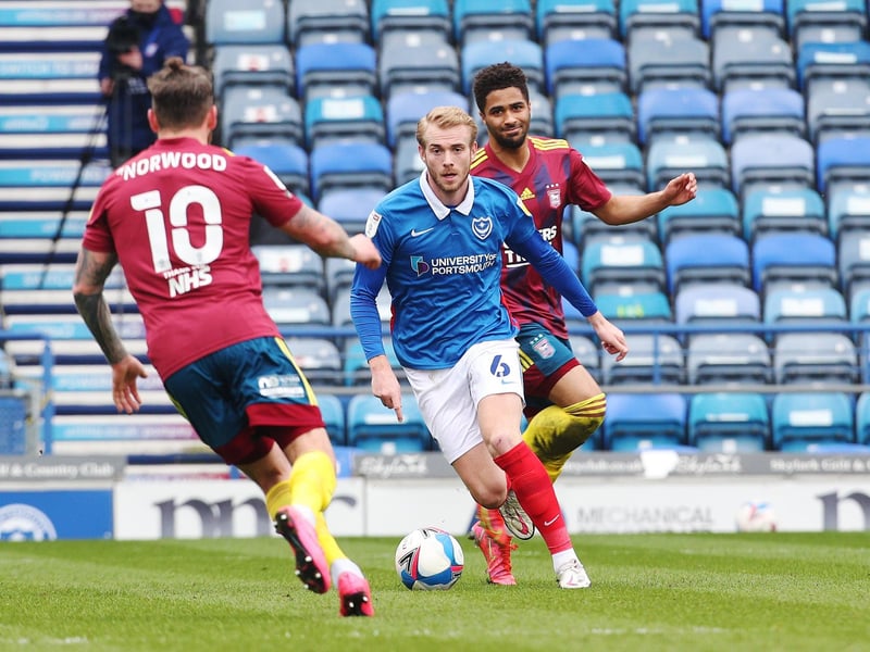 Pompey: 136 games, 3 goalsThe Gosport lad graduated through Pompey's Academy after being rejected by Southampton and, despite two serious knee injuries, established himself as an outstanding performer in the heart of defence. He enjoyed his finest Blues season in 2020-21, featuring 38 times, but was allowed to leave on a free transfer to join Wigan. He moved to Preston last summer and made 23 appearances this season, of which 15 were Championship starts. Picture: Joe Pepler