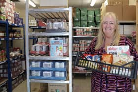Jackie Warren, company director of Growing Places, at the community larder in Waterlooville