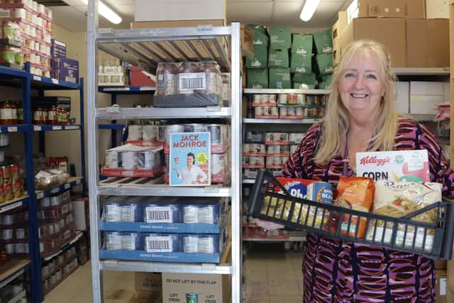 Jackie Warren, company director of Growing Places, at the community larder in Waterlooville