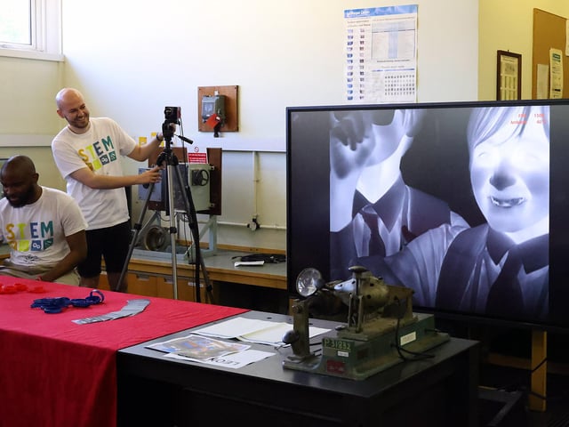 Year 7 pupils learn about thermal imaging at SULSTEMIC