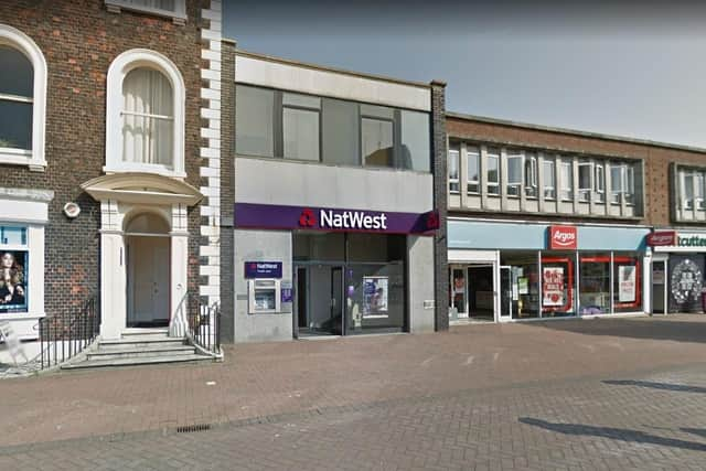 NatWest on Gosport High Street will be shutting its doors on October 3. Picture: Google Street View.