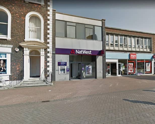 NatWest on Gosport High Street will be shutting its doors on October 3. Picture: Google Street View.