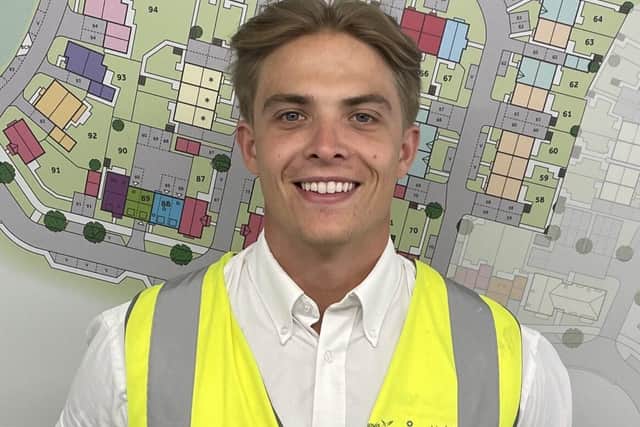 Albany Park site manager and Pride in the Job award recipient Joss Rushford