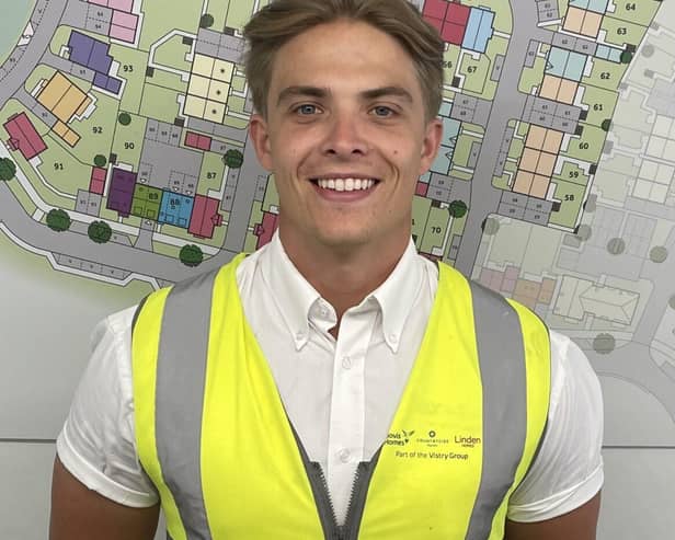 Albany Park site manager and Pride in the Job award recipient Joss Rushford