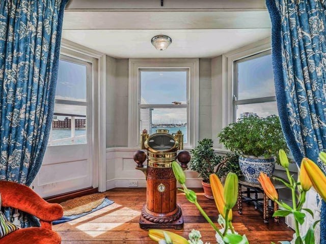 This four bedroom home in Bath Square, Old Portsmouth, is on the market for £3.25m. It is listed on Rightmove by Fry and Kent.