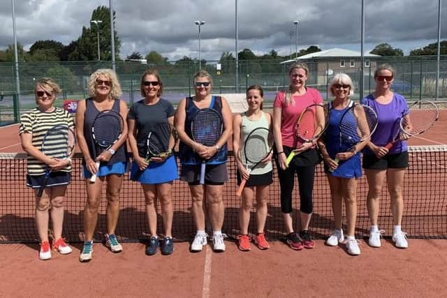 Chichester v Lee 2: Rose Leach. Fiona Machell, Kate Hogan, Sue Crouch, Saskia Benzing, Kate Russell, Mandy Reed, Fiona Horton