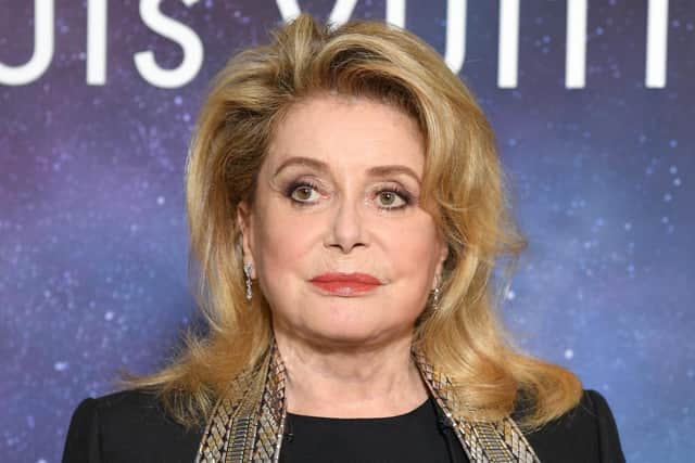 Catherine Deneuve attends the Louis Vuitton Stellar Jewelry Cocktail Event at Place Vendome on September 28, 2020 in Paris, France. Picture: Pascal Le Segretain/Getty Images for Louis Vuitton