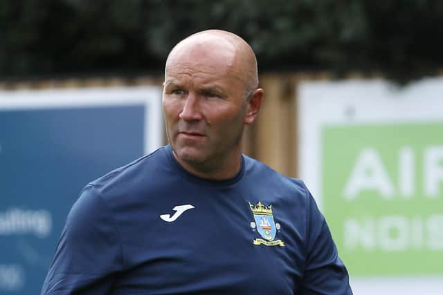 Baffins manager Steve Leigh. Picture: Chris Moorhouse